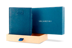 Garzini RFID Magic Wallet Card Sleeve met Muntvak Nappa - Blauw