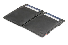 Garzini RFID Magic Wallet Leder Nappa - Zwart