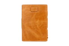 Garzini RFID Magic Wallet Leder Card Sleeves Brushed - Cognac