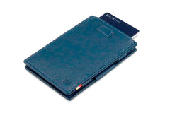 Garzini RFID Magic Wallet Leder Card Sleeves Nappa - Blauw