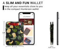 Hunterson RFID Magic Wallet Leder - Banana