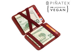 Hunterson Vegan RFID Magic Wallet - Mulberry