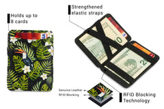 Hunterson RFID Magic Wallet Leder - Toucan