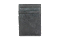 Garzini RFID Magic Wallet met Muntvak Plus Brushed - Zwart