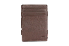 Garzini RFID Magic Wallet met Muntvak Plus Nappa - Bruin