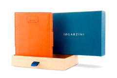Garzini RFID Magic Wallet Card Sleeve met Muntvak Nappa - Cognac