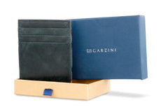 Garzini RFID Magic Wallet Leder Brushed - Zwart