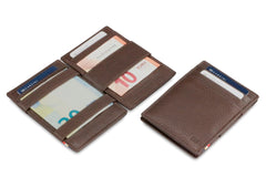 Garzini RFID Magic Wallet Leder Nappa - Bruin