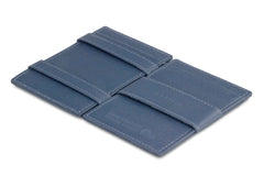 Garzini RFID Magic Wallet Leder Nappa - Blauw