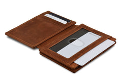 Garzini RFID Magic Wallet Leder Plus - Bruin