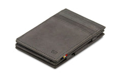 Garzini RFID Magic Wallet Leder Plus - Grijs