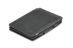 Garzini RFID Magic Wallet Leder Plus Nappa - Zwart