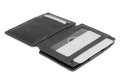 Garzini RFID Magic Wallet Leder Plus Nappa - Zwart