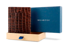 Garzini RFID Magic Wallet Leder Card Sleeves Croco - Bruin