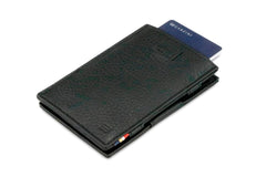 Garzini RFID Magic Wallet Leder Card Sleeves Nappa - Zwart